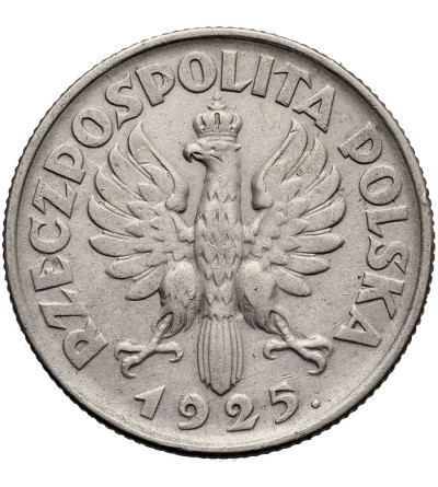 Polska. 1 złoty 1925, kobieta z kłosami