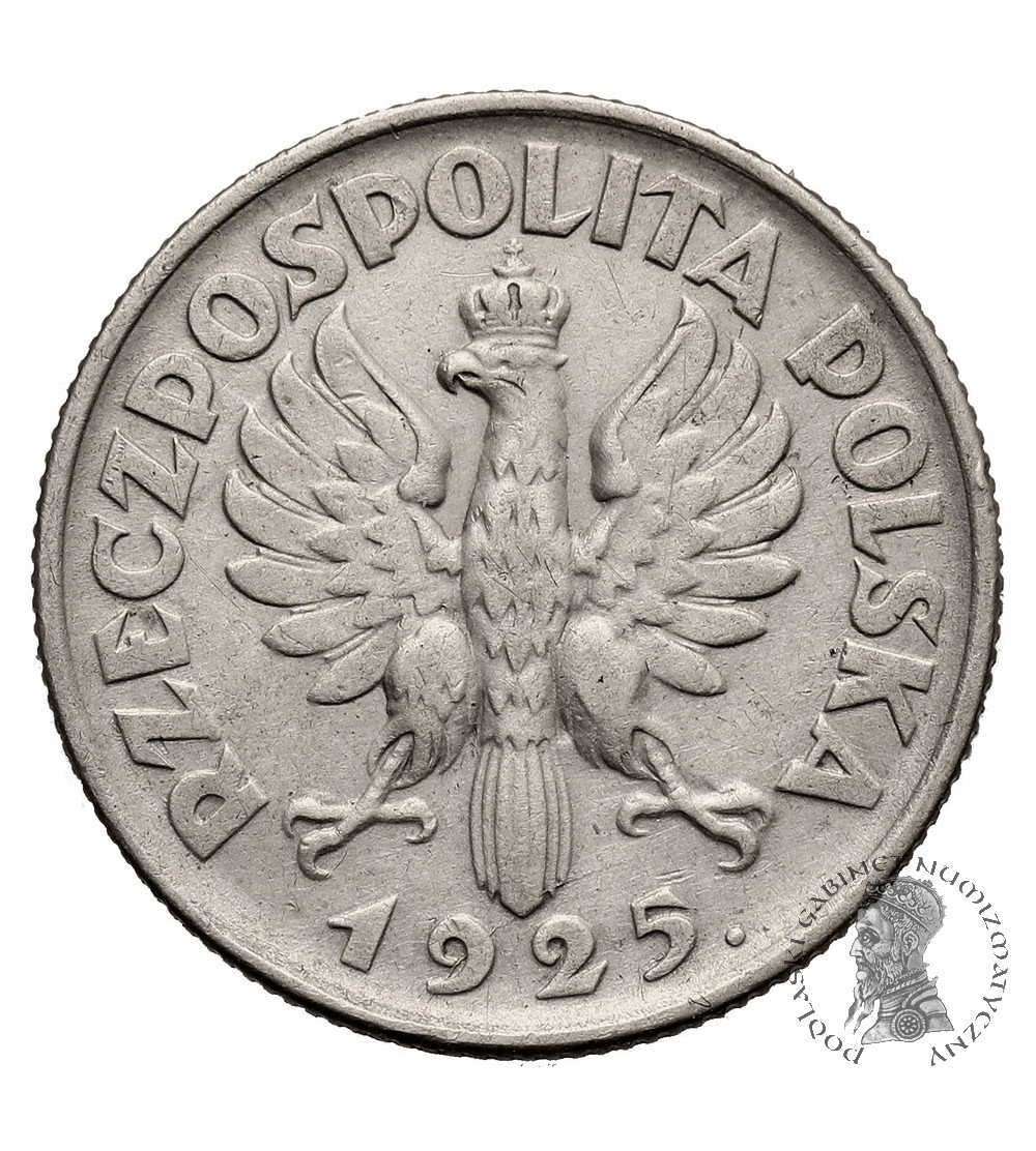 Polska. 1 złoty 1925, kobieta z kłosami