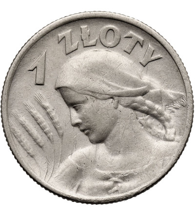 Poland. 1 Zloty 1925, woman with ears