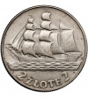 Poland. 2 Zlote 1936, Warsaw Mint, Sailing Ship