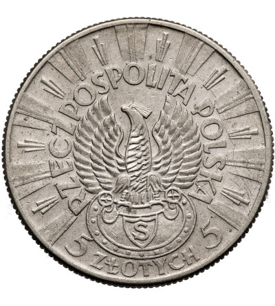 Polska. 5 złotych 1934,  Józef Piłsudski - orzeł strzelecki