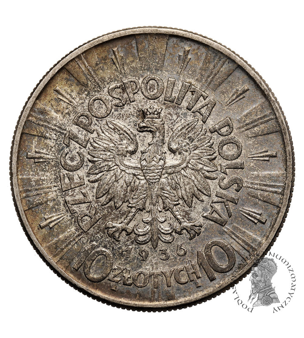 Polska. 10 złotych 1936, Warszawa, Józef Piłsudski