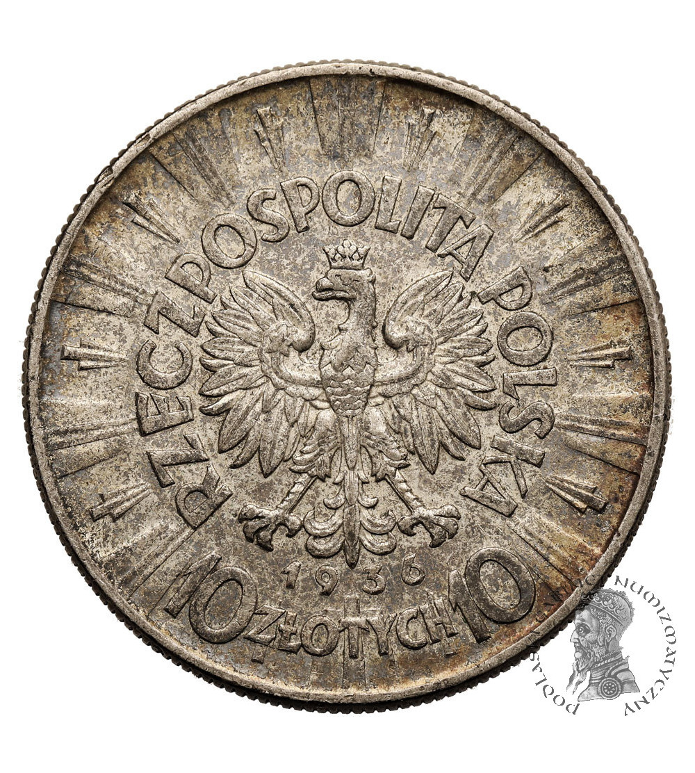 Polska. 10 złotych 1936, Warszawa, Józef Piłsudski