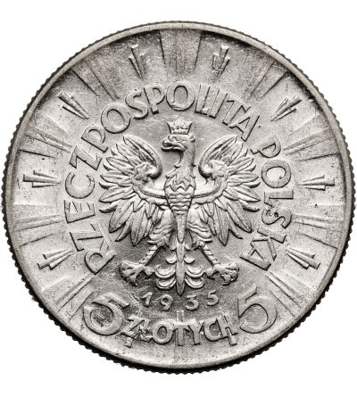 Poland. 5 Zlotych 1935, Warsaw Mint - Jozef Pilsudski