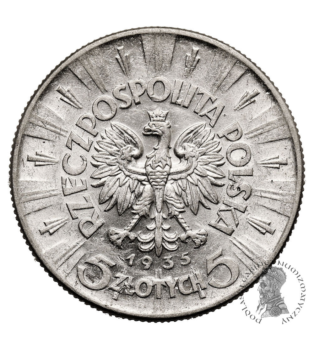 Poland. 5 Zlotych 1935, Warsaw Mint - Jozef Pilsudski