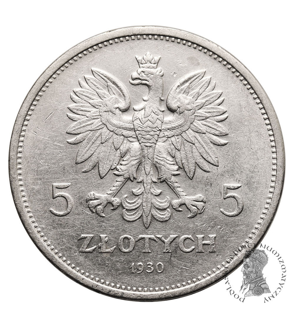 Poland. 5 Zlotych 1930, Centennial of 1830 Revolution