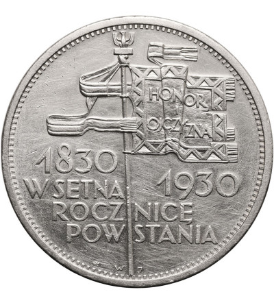 Poland. 5 Zlotych 1930, Centennial of 1830 Revolution