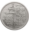 Polska. 5 złotych 1930, sztandar