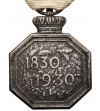 Belgia. Medal upamiętniający Stulecie Niepodległości Narodu 1830-1930