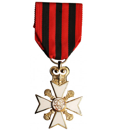 Belgium, Leopold II (1865-1909). Gold Cross I Class, Civil Decoration ("Decoration Civique")