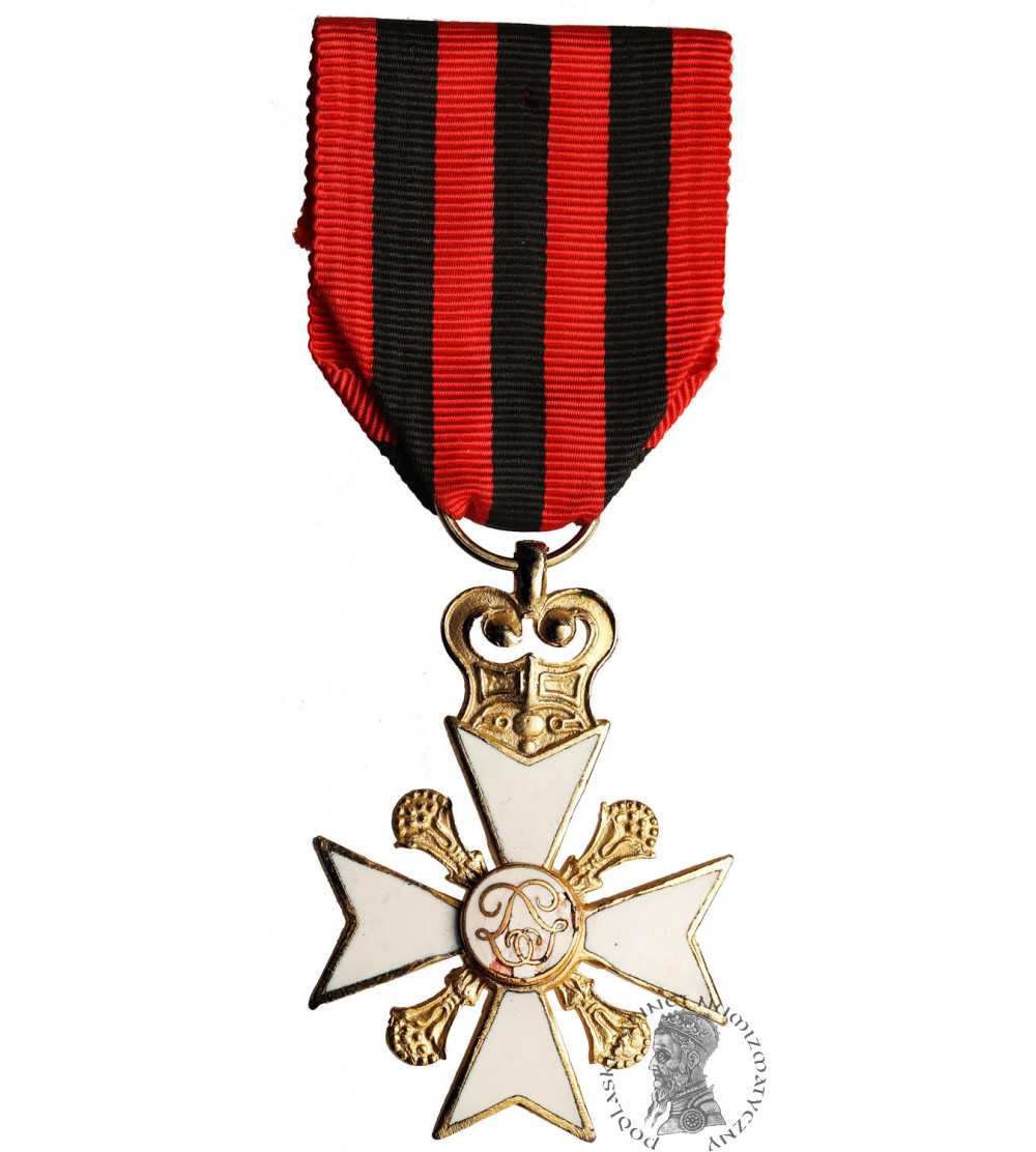 Belgium, Leopold II (1865-1909). Gold Cross I Class, Civil Decoration ("Decoration Civique")