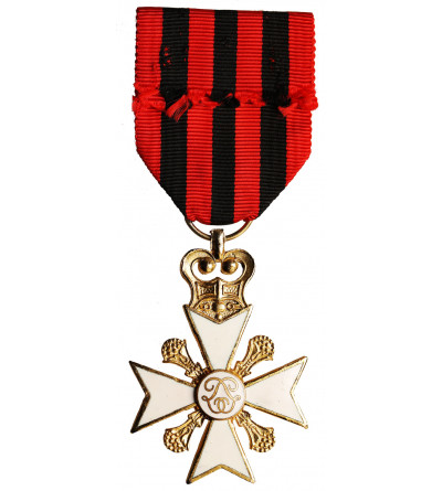 Belgium, Leopold II (1865-1909). Gold Cross I Class, Civil Decoration ("Decoration Civique")