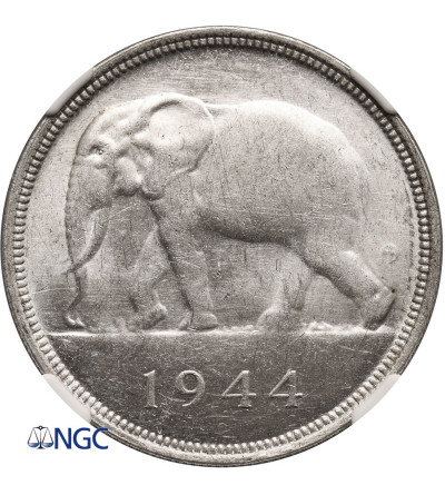 Belgian Congo. 50 Francs 1944, elephant - NGC MS 61