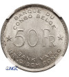 Kongo Belgijskie. 50 franków 1944, słoń - NGC MS 61