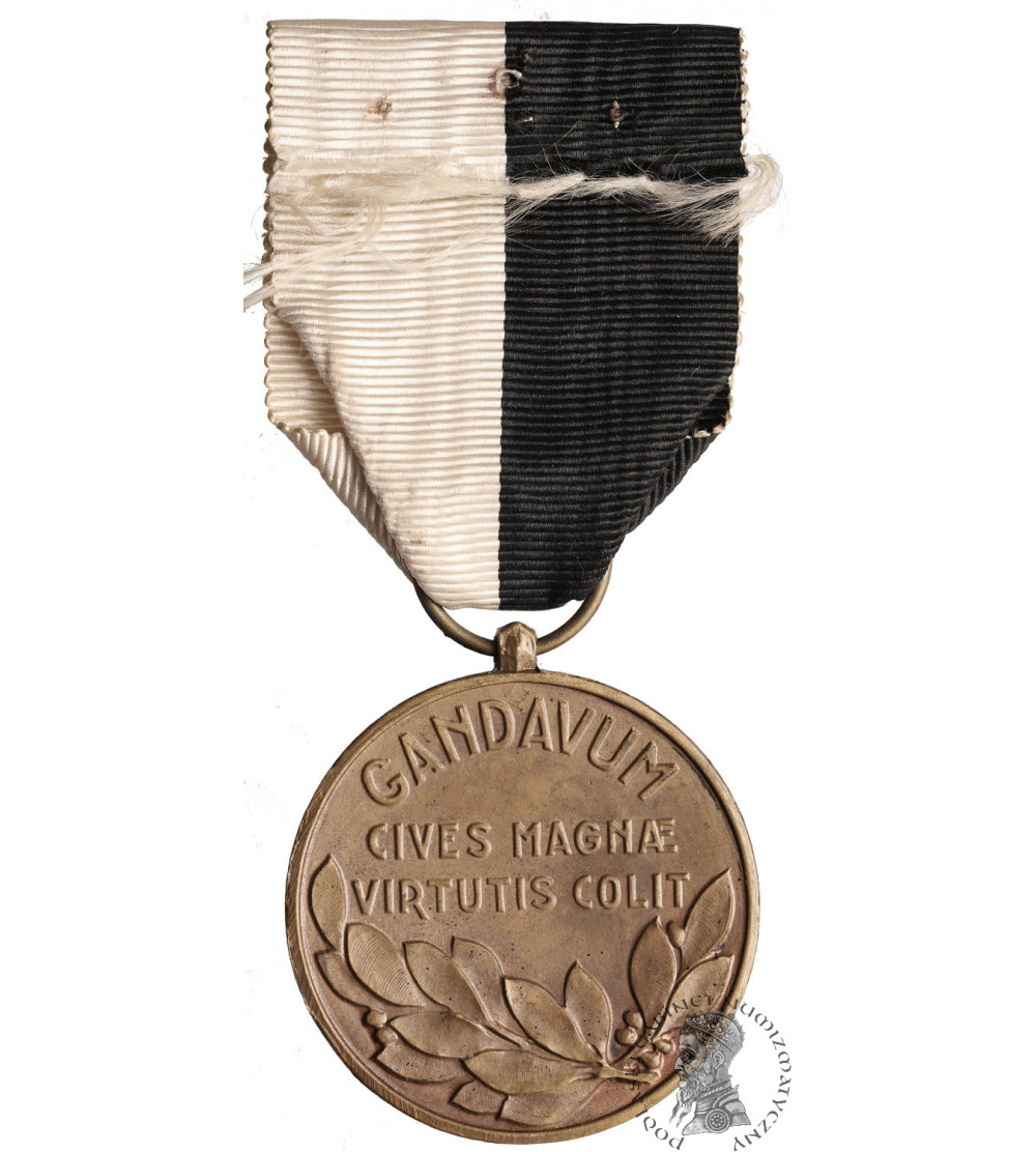 Belgia. Pamiątkowy medal Ruchu Oporu miasta Gandawa 1940-1945. Rzadki