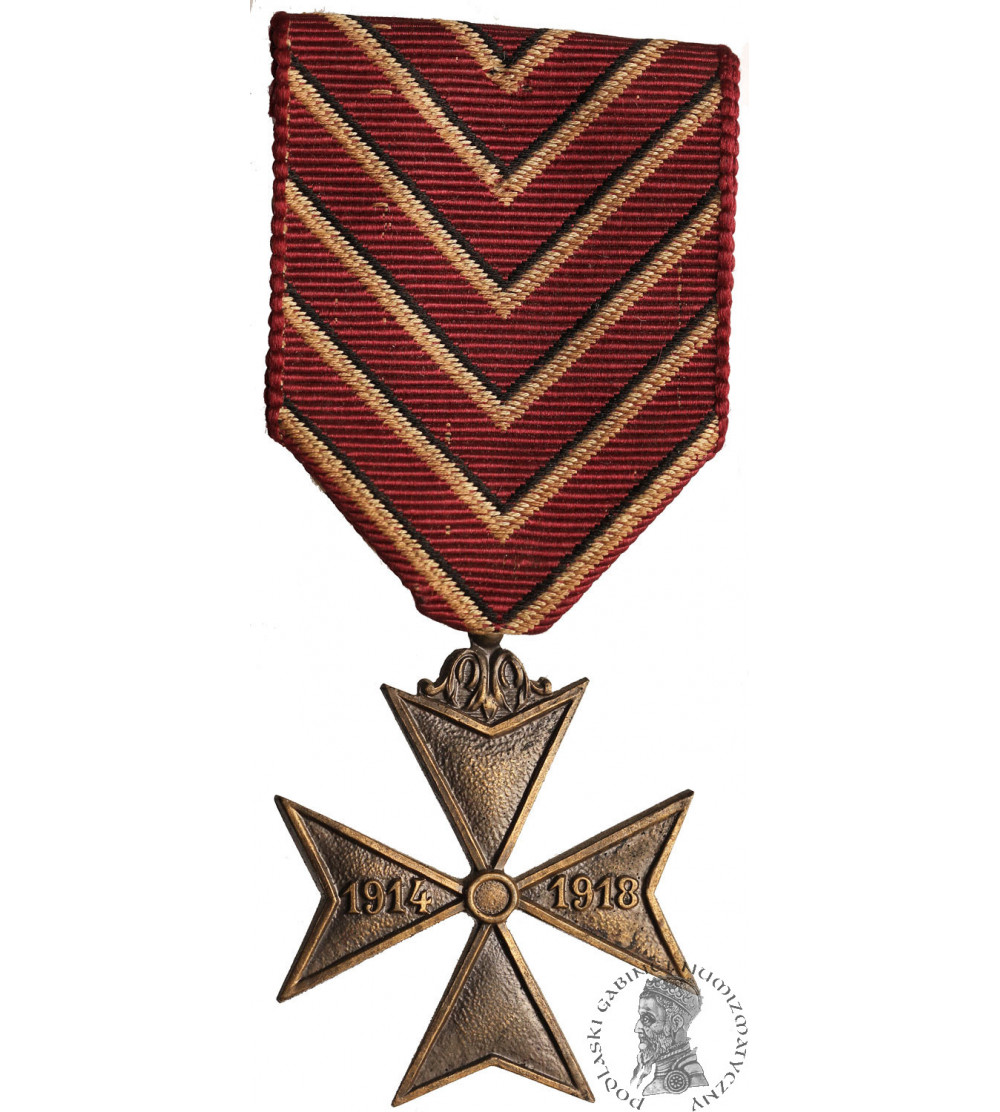 Belgia. Krzyż Deportowanych 1914-1918 (Croix des Deportes 1914-1918)