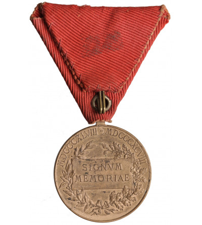 Austria, Franciszek Józef I 1848-1916. Medal Pamiątkowy 1898 "Signum Memoriae"