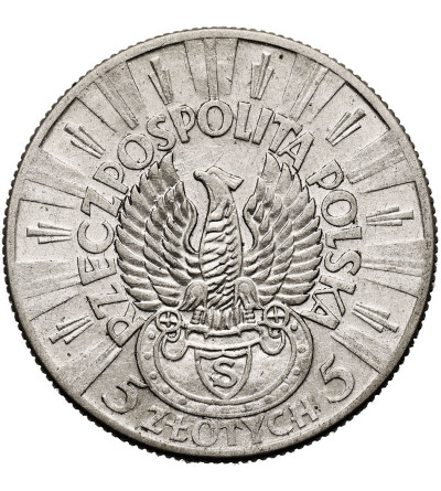 Polska. 5 złotych 1934,  Józef Piłsudski - orzeł strzelecki