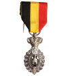 Belgium, Leopold II (1865-1909). Badge 1905 for achievement in industry "Habilete Moralite"