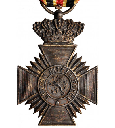 Belgium. Military decoration for long service (Decoration Militaire), I Class