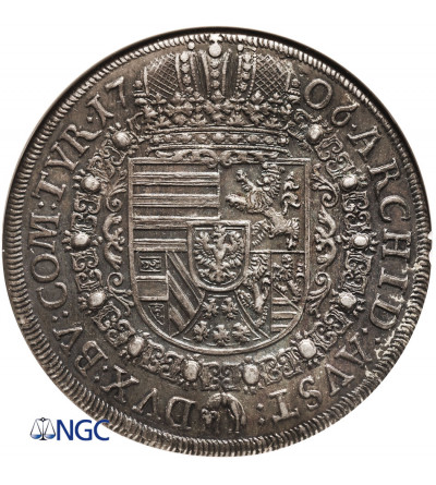 Austria (Holy Roman Empire). Joseph I, 1705-1711. Taler 1706, Hall Mint, Tirol - NGC AU 58