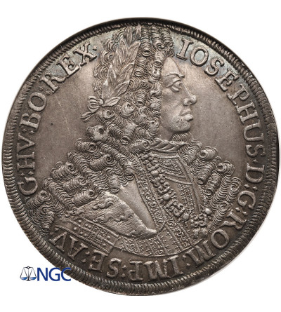 Austria (Holy Roman Empire). Joseph I, 1705-1711. Taler 1710/ 00, Hall Mint, Tirol - NGC AU 58