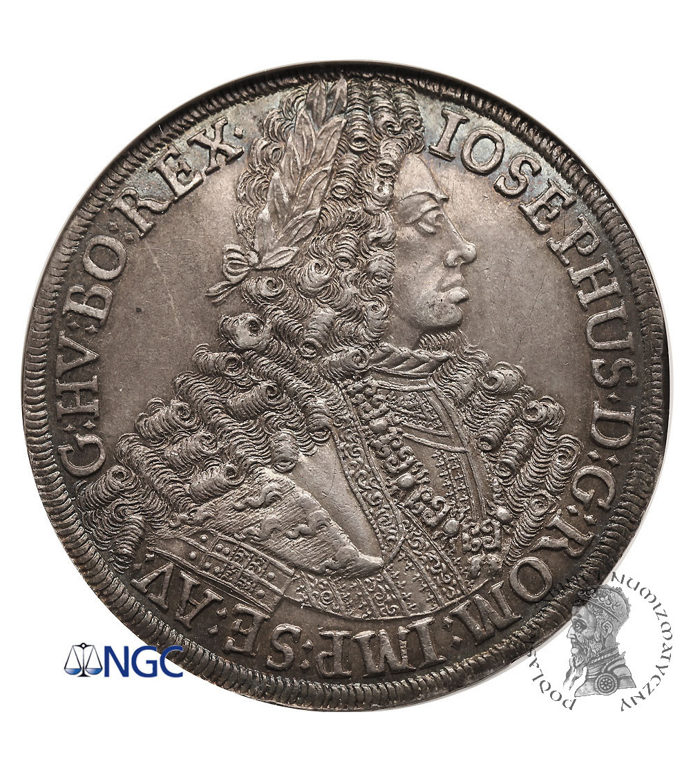 Austria (Holy Roman Empire). Joseph I, 1705-1711. Taler 1710/ 00, Hall Mint, Tirol - NGC AU 58