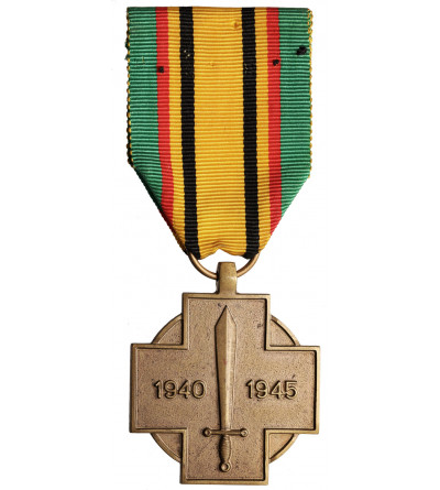 Belgia. Medal Kombatanta Wojskowego 1940-1945 (Médaille du Combattant Militaire de la Guerre 1940–1945)