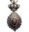 Belgium, Leopold II (1865-1909). Badge 1905 for achievement in industry "Habilete Moralite" II Class