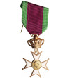 Belgium. Cross of the Royal Federation of Veterans of King Leopold III, WW 2