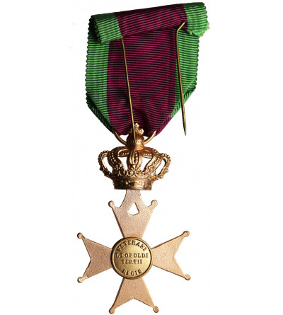 Belgium. Cross of the Royal Federation of Veterans of King Leopold III, WW 2