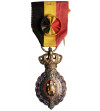 Belgium, Leopold II (1865-1909). Badge 1905 for industrial achievement "Habilete Moralite Bekwaamheid Zedelijkheid", I Class