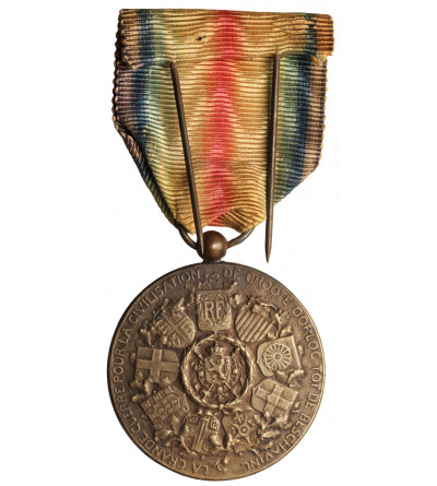 Belgia. Medal Zwycięstwa I Wojna Światowa (Victory Medal 1919), Paul Dubuis