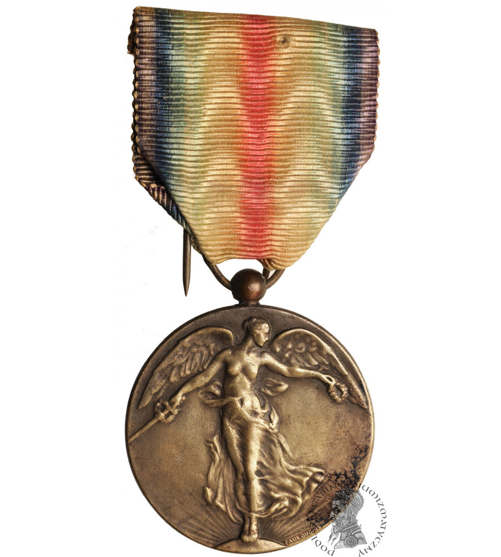 Belgia. Medal Zwycięstwa I Wojna Światowa (Victory Medal 1919), Paul Dubuis