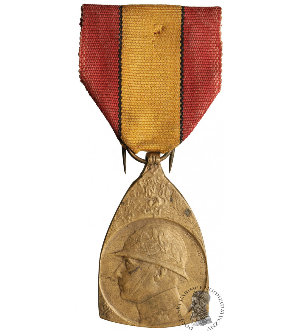 Belgia, Albert I Koburg (1909-1934). Medal Pamiątkowy za Wojnę 1914-1918