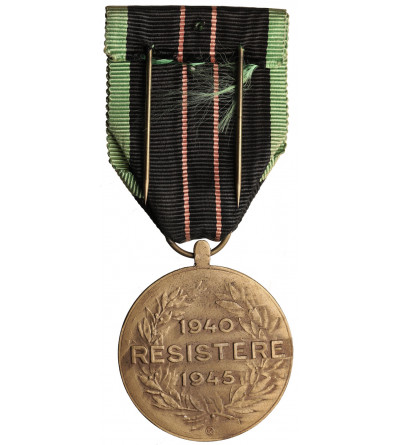 Belgium. Medal of the Armed Resistance 1940-1945 - Médaille de la Résistance 1940-1945