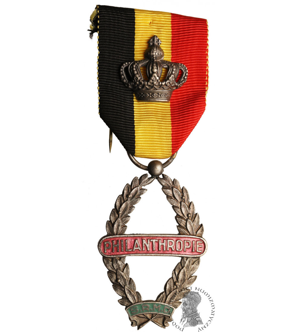 Belgia. Medal za Filantropię S. R. M. D.