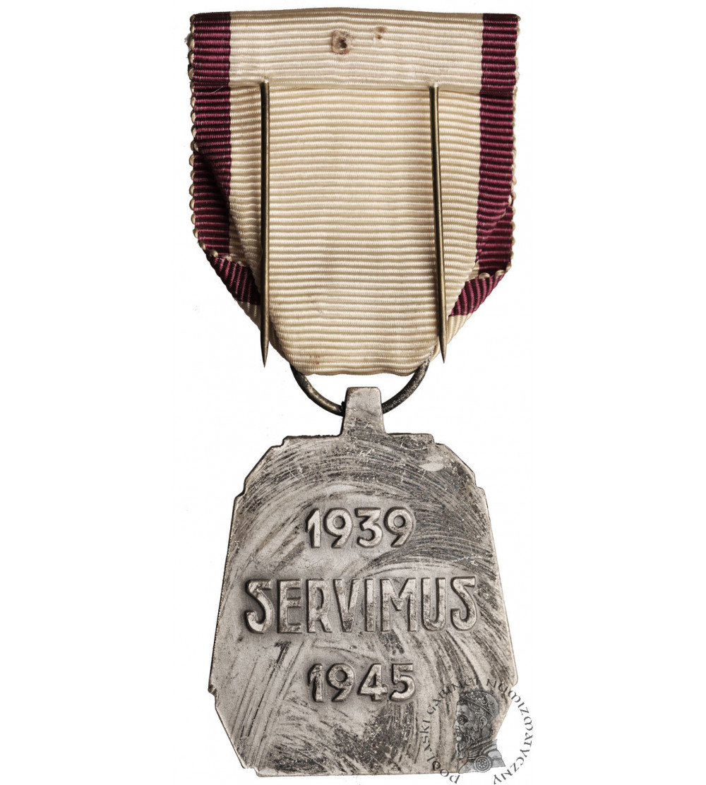 Belgium. WW2 Air Defense Medal - "Servimus 1939 - 1945"