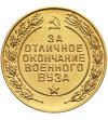 Russia / Soviet Union. Medal for Graduation from the Military University