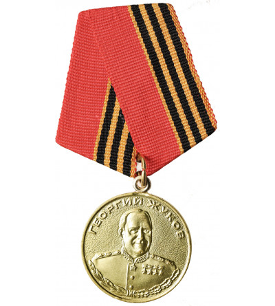 Rosja / Związek Radziecki. Medal z okazji 100-lecia urodzin Gieorgija Żukowa 1896 - 1996