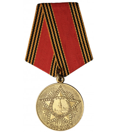 Rosja / Związek Radziecki. Medal 60 Lat Zwycięstwa w Wielkiej Wojnie Ojczyźnianej 1941 - 1945