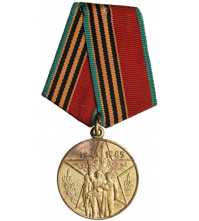 Rosja / Związek Radziecki. Medal 40 Lat Zwycięstwa w Wielkiej Wojnie Ojczyźnianej 1941-1945