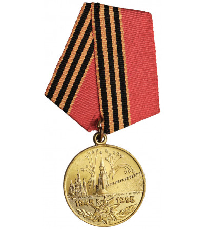 Rosja / Związek Radziecki. Medal 50 Lat Zwycięstwa w Wielkiej Wojnie Ojczyźnianej 1941-1945