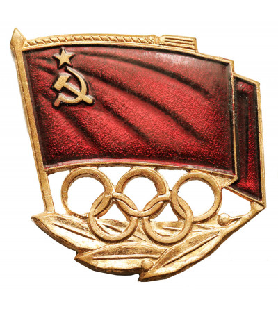 Russia / Soviet Union. Badge from the 1980 Moscow Olympics - for participants