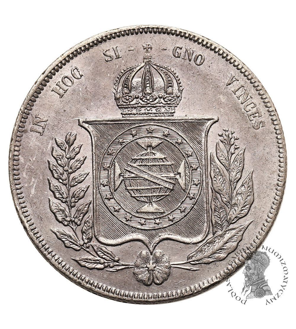 Brazil, Pedro II 1831-1889. 1000 Reis 1860/ 50