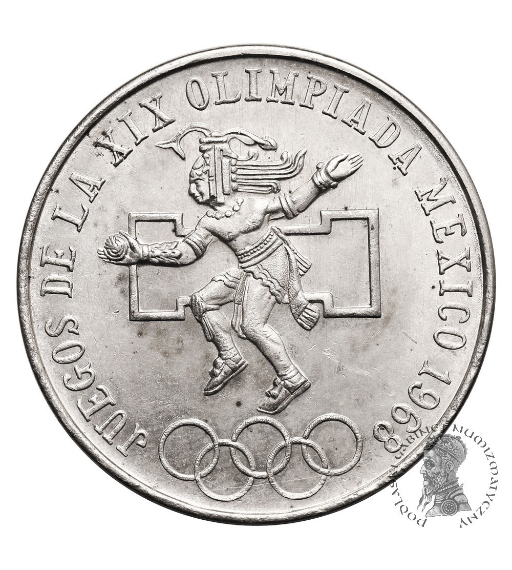 Mexico. 25 Pesos 1968 Mo, XIX Olympic Games Mexico1968