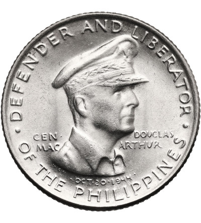 Filipiny. 50 Centavos 1947 S, Generał MacArthur