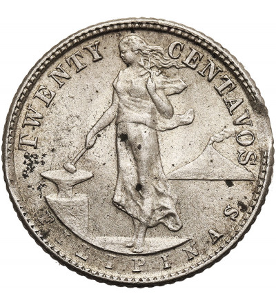 Philippines, US administration. 20 Centavo 1945 D