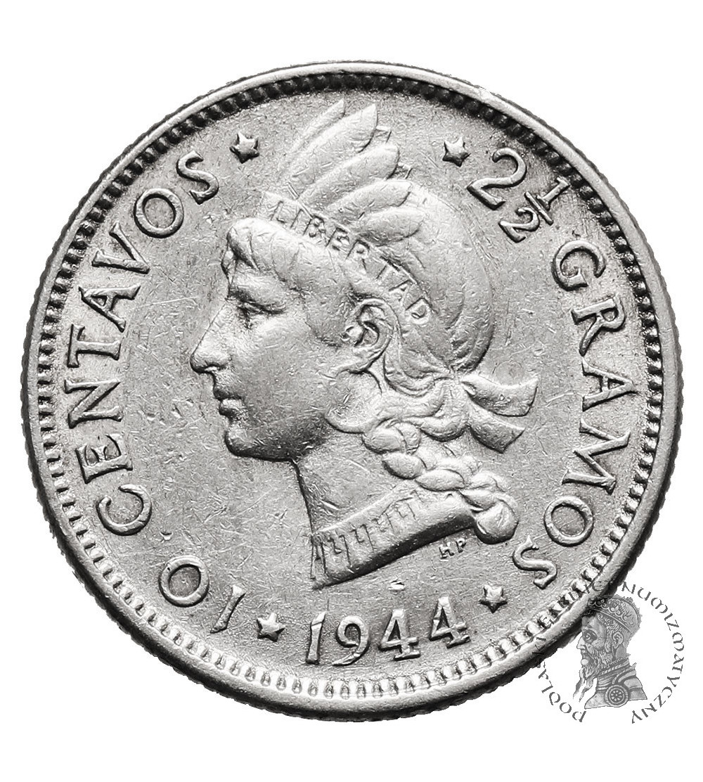 Dominikana. 10 Centavos 1944