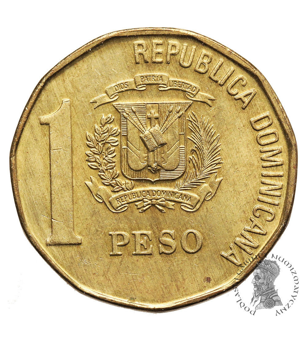 Dominikana. 1 Peso 1991